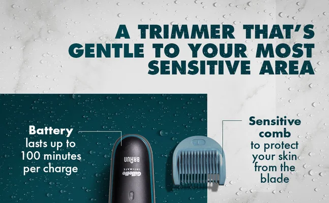 Gillette Intimate Grooming - A trimmer that's gentle to your sensitive area