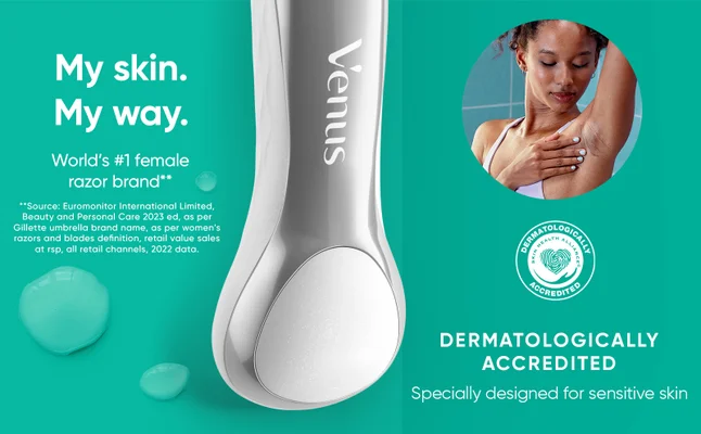 Razor that is specially designed for sensitive skin.