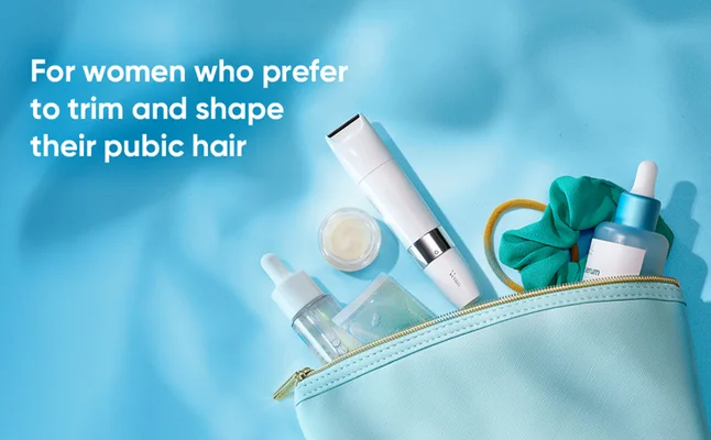 Gillette Venus Trimmer that offers a tool for women who prefer to trim and shape pubic hair.