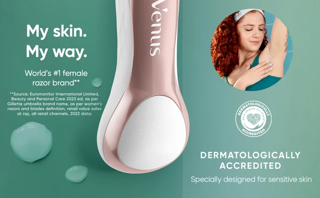 Razor that is specially designed for sensitive skin.