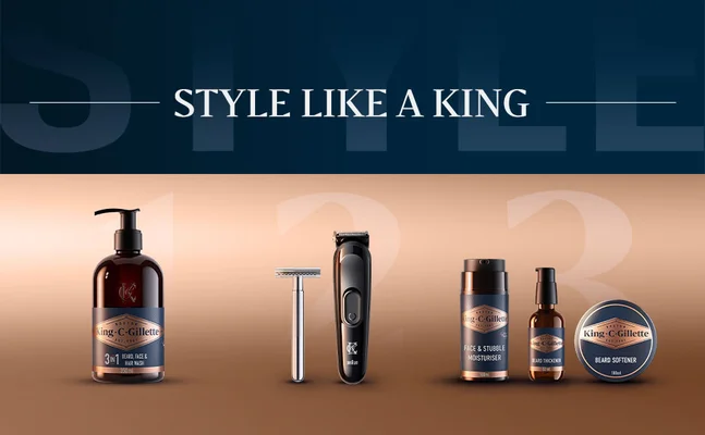 3in1 Wash, Razor, Beard Trimmer, Moisturiser, Beard Thickener and Beard Softener.