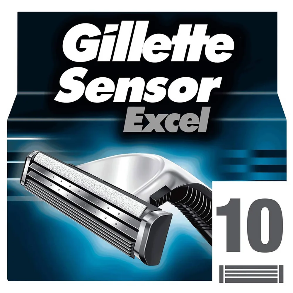Sensor Excel Disposable Razor Blades - Option:10 Pack -1 Month Image 1