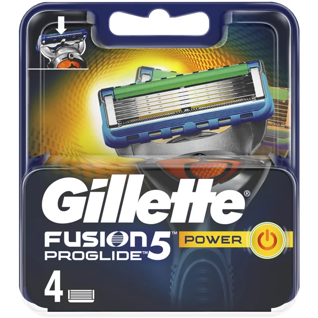 Gillette Fusion5 ProGlide Power Razor Blades (4 Pack)
