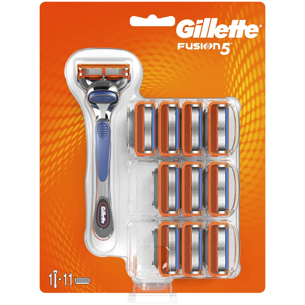 Gillette Fusion5 Razor + 11 Blades Image 1