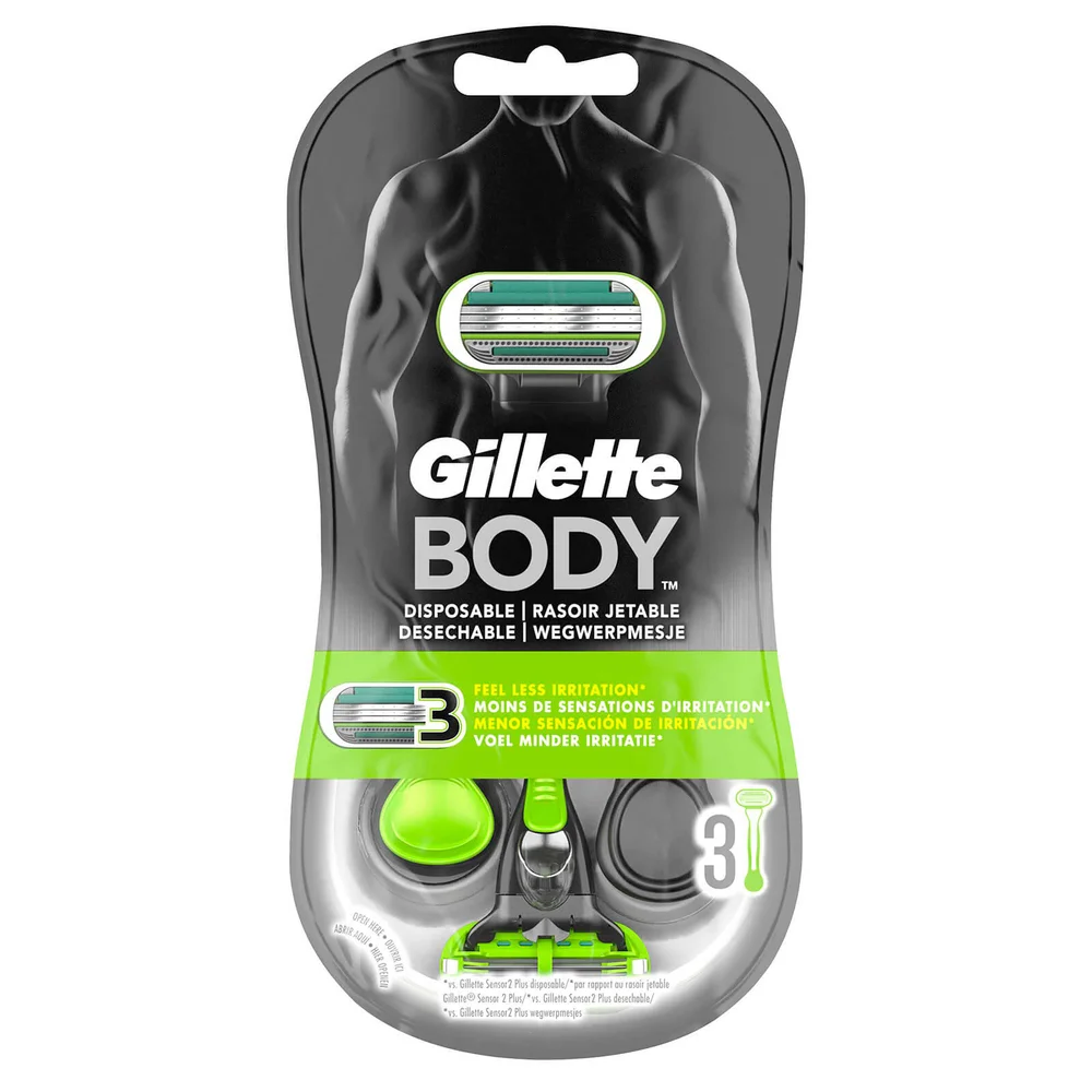 Gillette Body Disposable Razor (3 Pack) Image 1