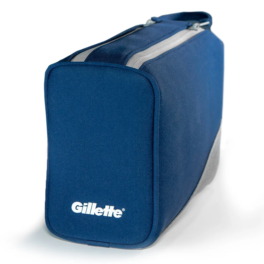 Washbag - Navy Blue/Grey Image 1