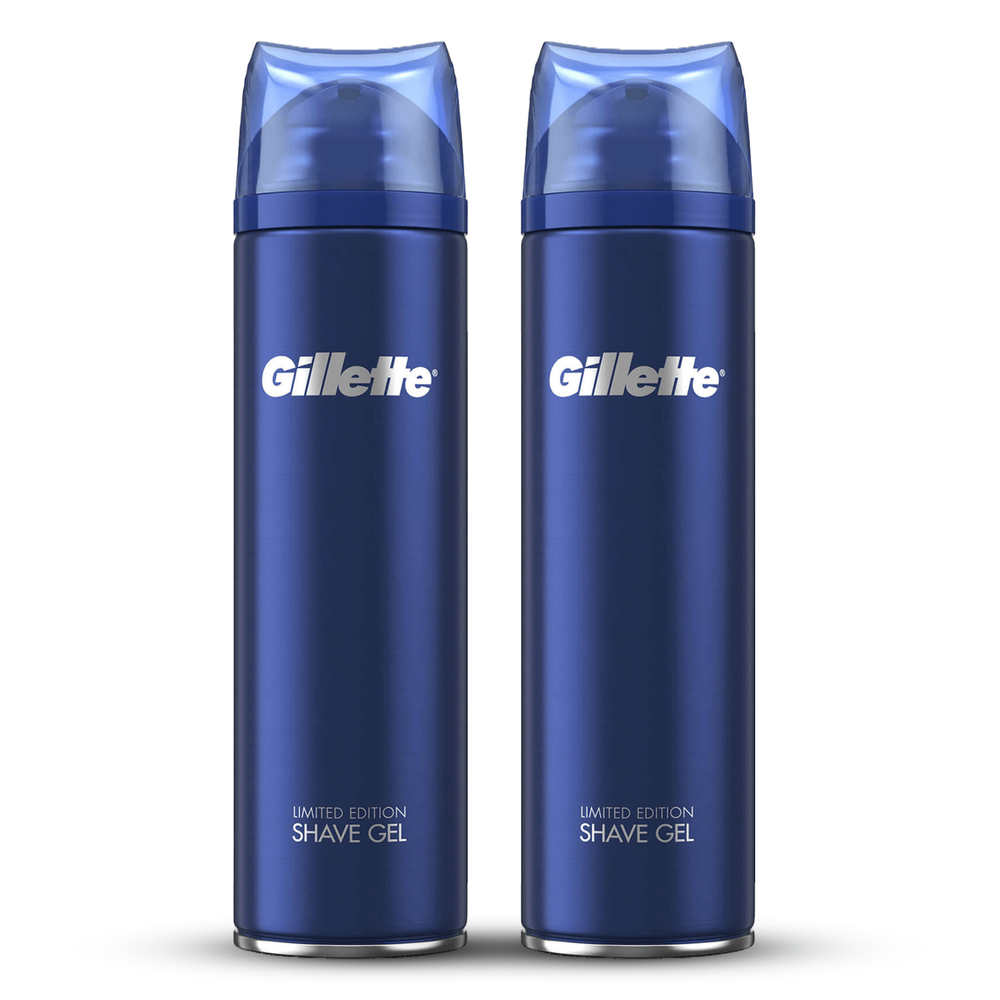 Gillette Fusion5 Ultra Sensitive Shaving Gel 200ml (2 Pack - 3 Month) Image 1