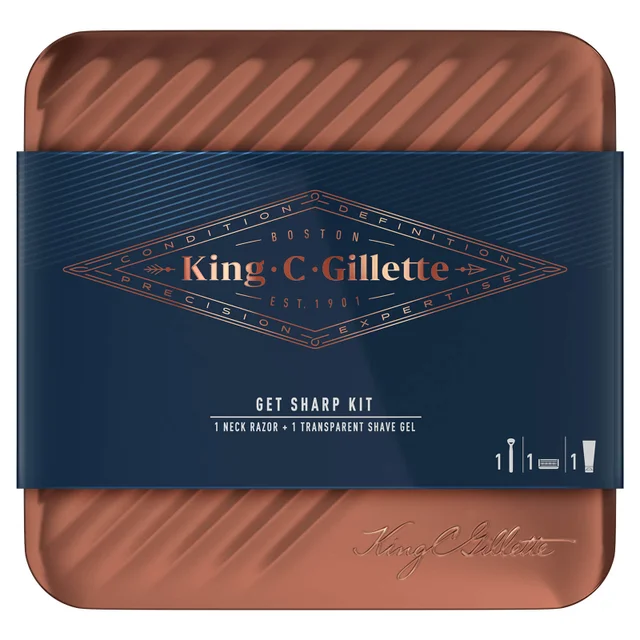 King C. Gillette Get Sharp Tin