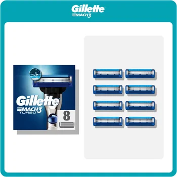 Gillette Mach3 Turbo 3D Razor Blades (4 Pack)