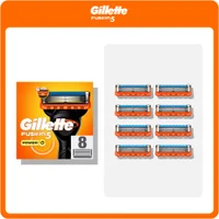 Gillette Fusion5 Power 8-count razor blade refills, displaying packaging.