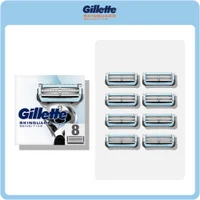 Gillette Skinguard Sensitive razor blades, 8-count refill pack.