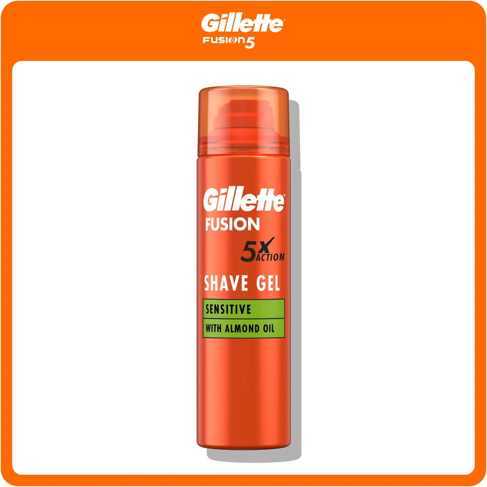 Gillette Fusion5 Ultra Sensitive Shaving Gel (200ml) Image 1