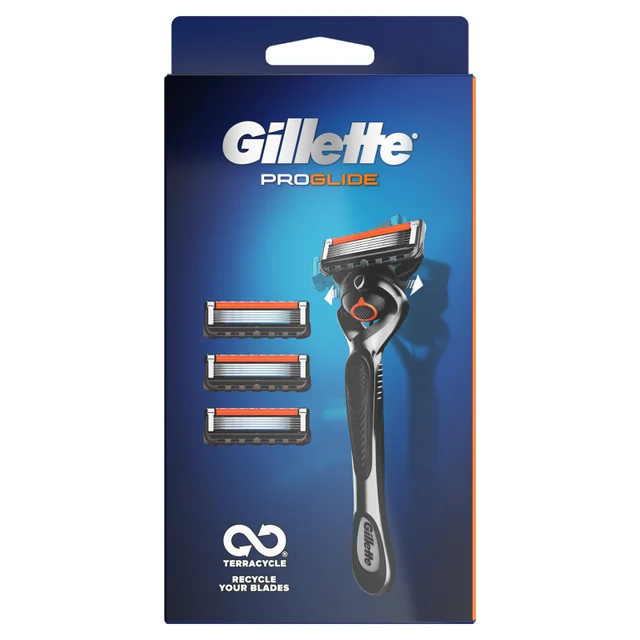 Gillette Fusion5 ProGlide Razor + 4 Blades