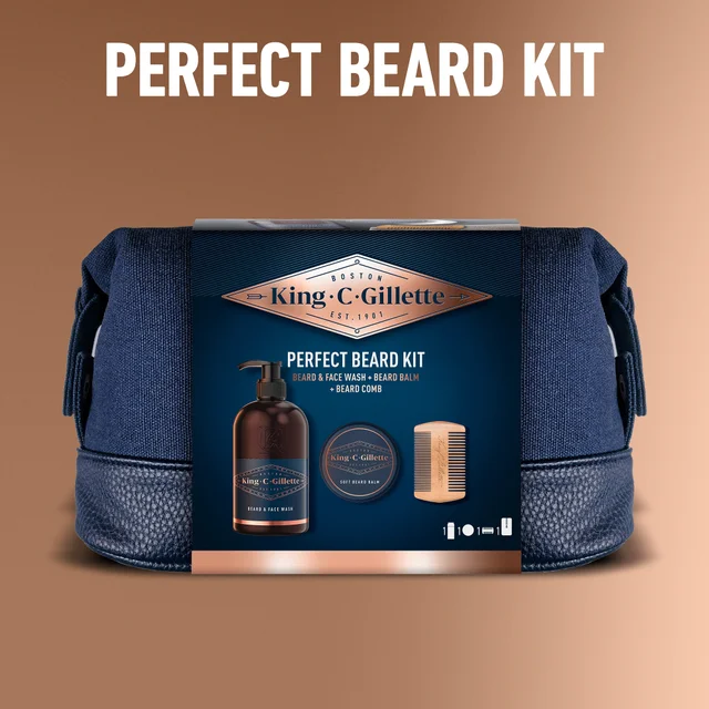 King C. Gillette Beard Essentials Bag