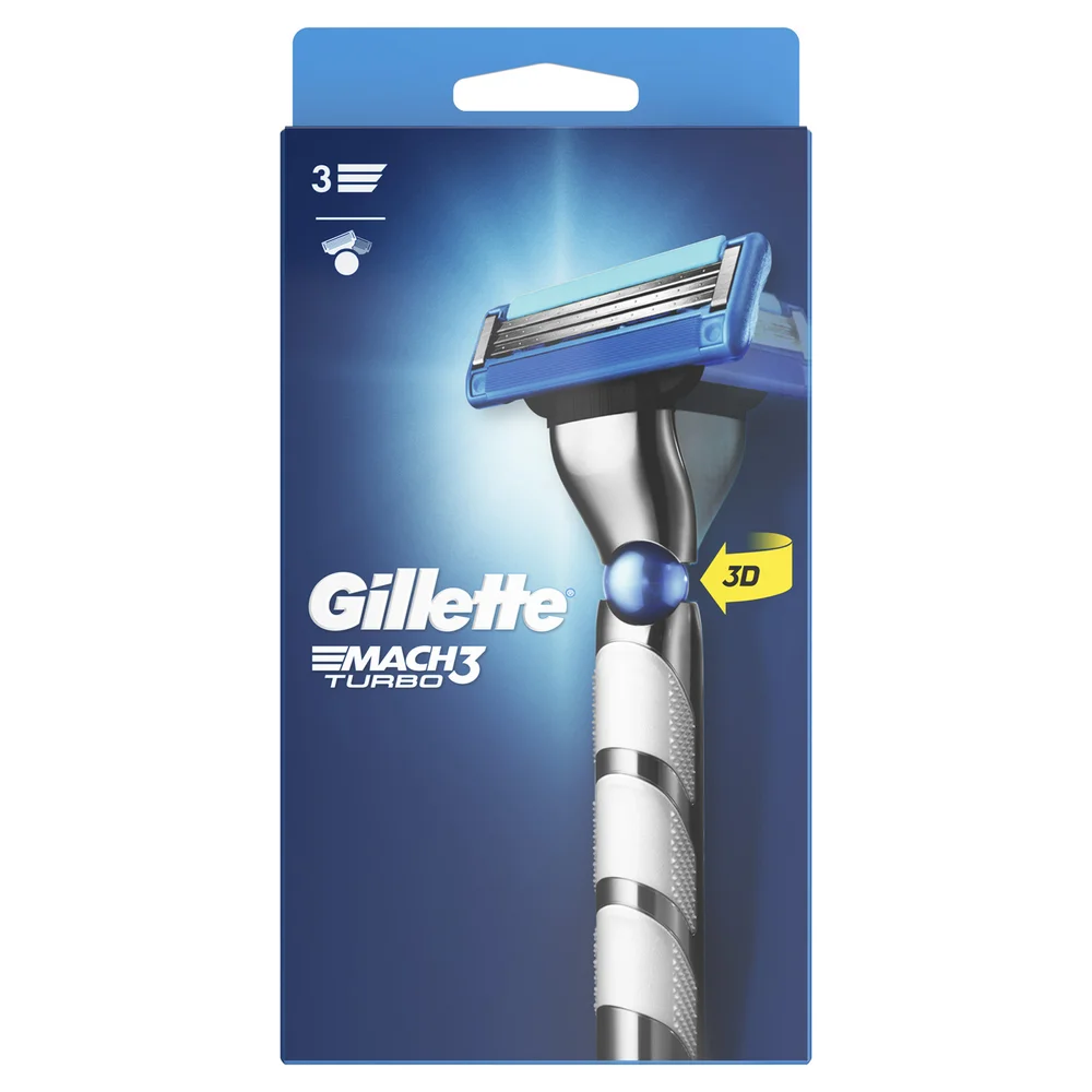 Gillette Mach 3 Turbo 3D Razor Image 1