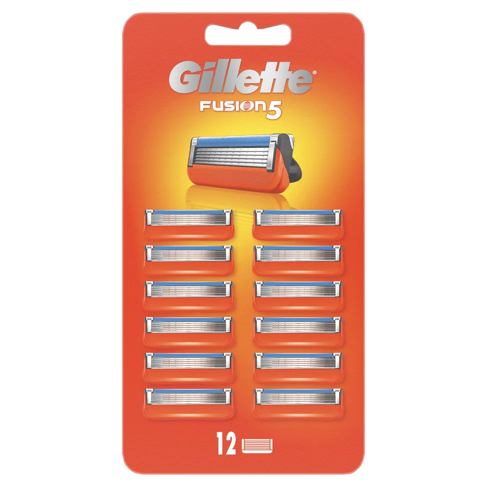 Gillette Fusion Razor Blades Refill, 12 Pack Image 1