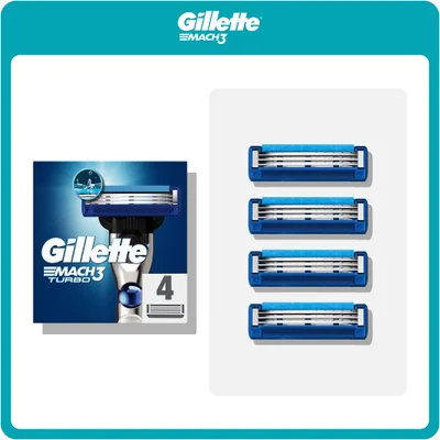 Gillette Mach3 Turbo 3D Razor Blades