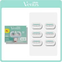 Gillette Venus Pro Smooth Sensitive Razor Blades, 6 Pack