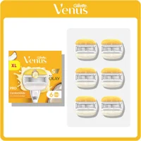 Gillette Venus Pro ComfortGlide Coconut with Olay Razor Blades, 6 Pack - undefined undefined