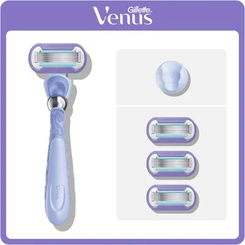 Gillette Venus Extra Smooth Swirl Razor, 3 Razor Blades & Shower Hanger