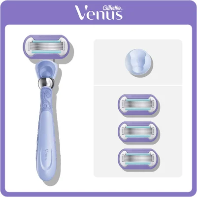 Venus Extra Smooth Swirl Razor, 3 Razor Blades & Shower Hanger