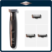 King C. Gillette shaver with 3 trimming comb attachments (1mm, 3mm, 5mm).