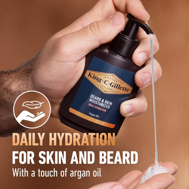 King C. Gillette Face & Stubble Moisturiser 100ml