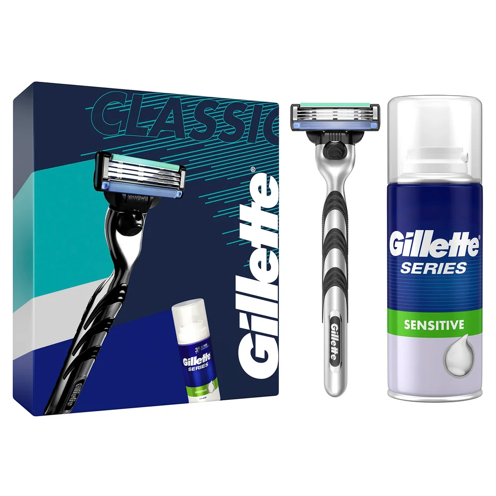 Mach3 Razor with Sensitive Series Shave Gel Image 1