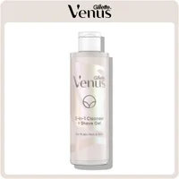 Gillette Venus 2-in-1 Cleanser and Shaving Gel for Pubic Hair and Skin (190ml) - undefined undefined