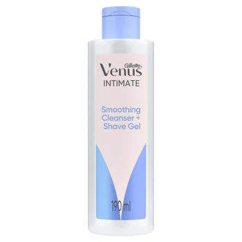 Gillette Venus 2-in-1 Cleanser and Shaving Gel for Pubic Hair and Skin (190ml)