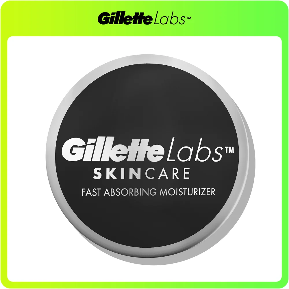 GilletteLabs Skincare badge for Fast Absorbing Moisturiser.