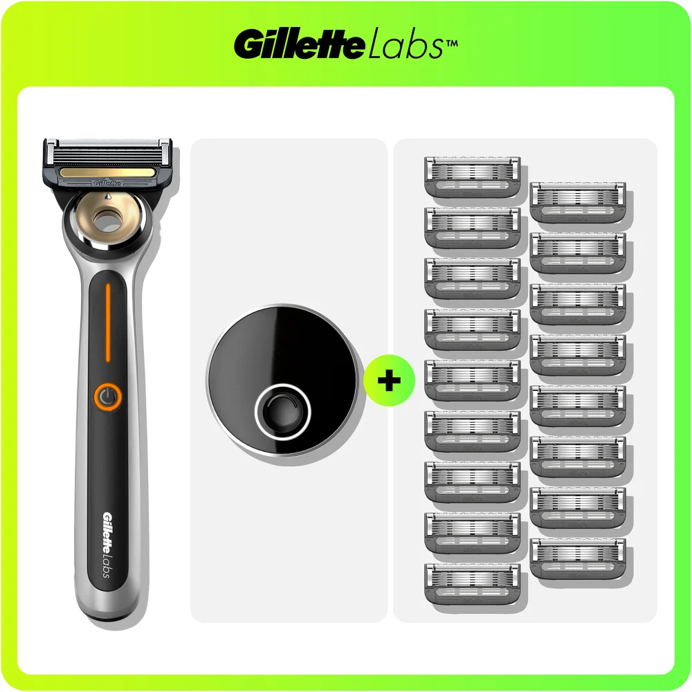 Gillette Labs Heated Razor Starter Kit and 16 Blades Image 1