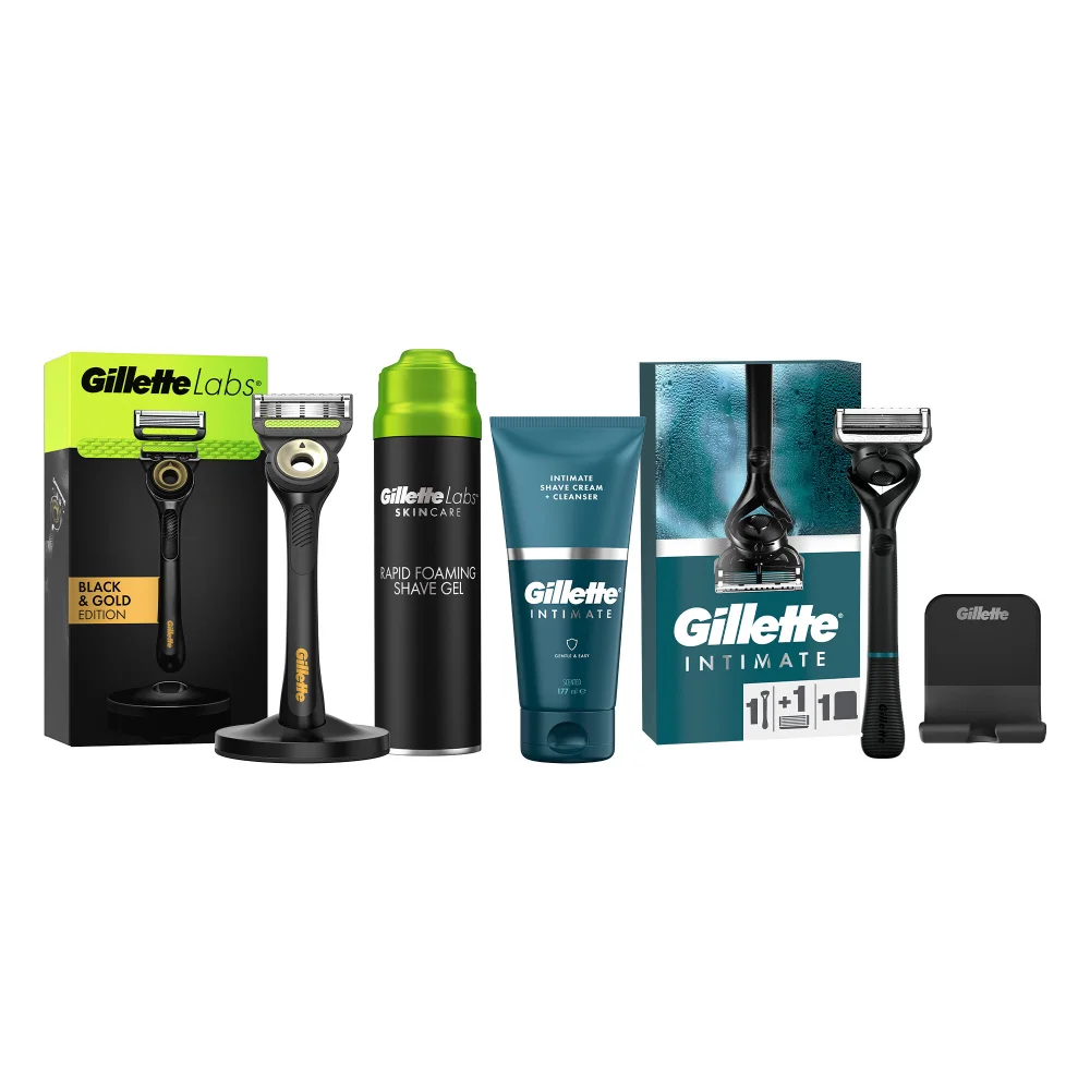 Gillette Head-to-Toe Razor Grooming Kit Image 1