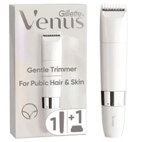 Venus Gentle Trimmer for Pubic Hair & Skin shown with packaging.