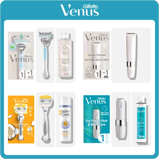 Gillette Venus Head to Toe Grooming Set