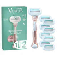 Gillette Venus Deluxe Smooth Sensitive Rose Gold Value Pack