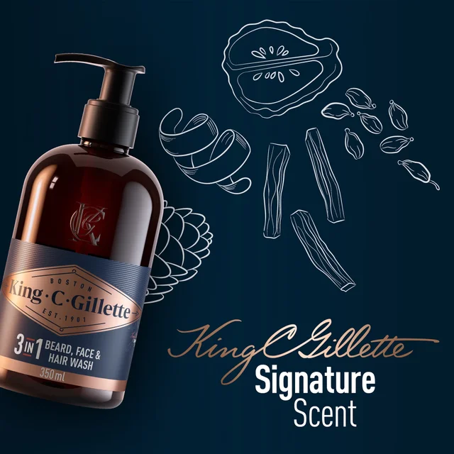 King C. Gillette Beard Care Full Regime
