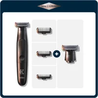 King C. Gillette Body Groomer with 3 comb attachments and an additional shaver head.