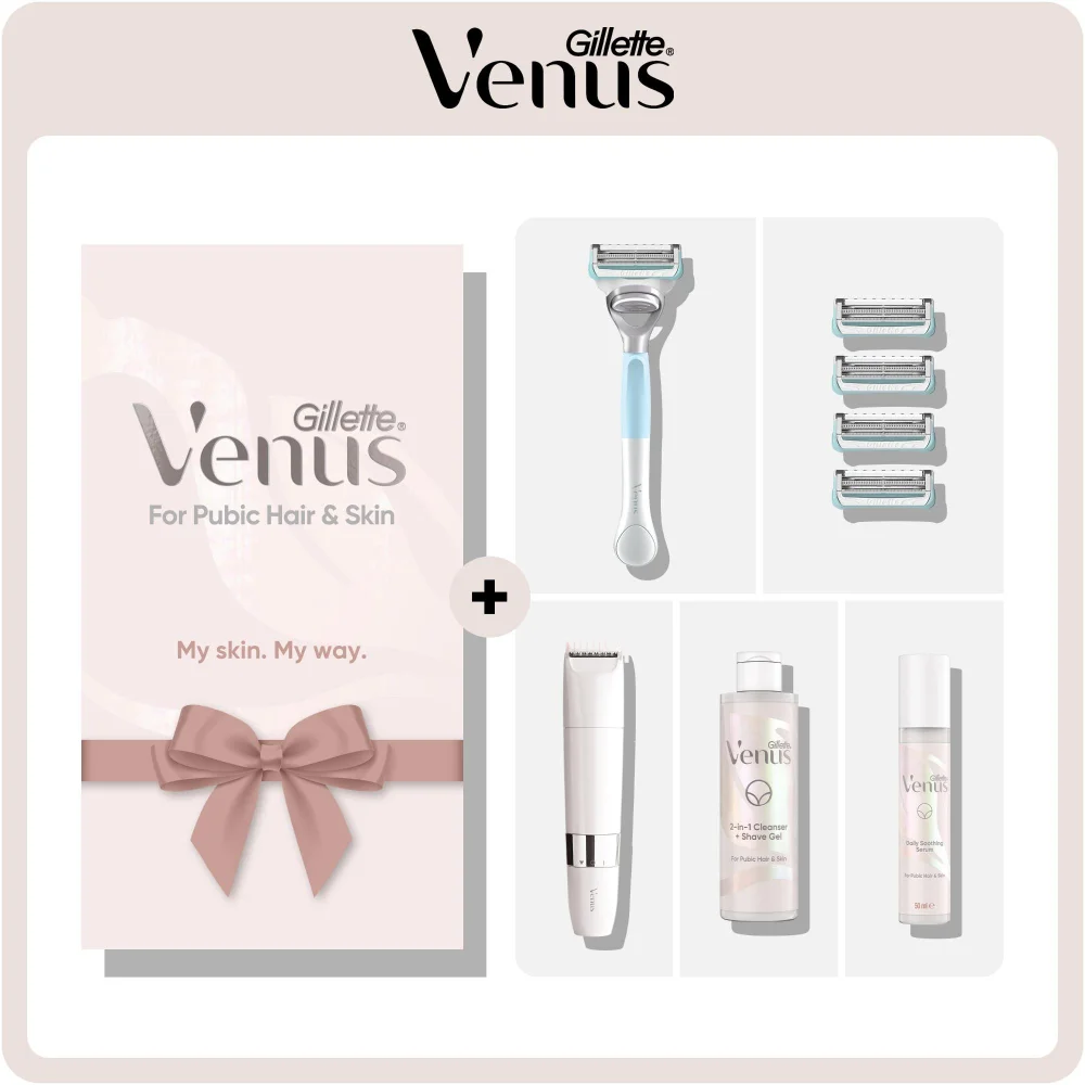 Gillette Venus Pubic Hair and Skin Care Gift Set Image 1