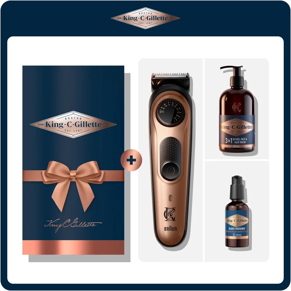 King C. Gillette Gold Pro Trimmer Giftset Image 1