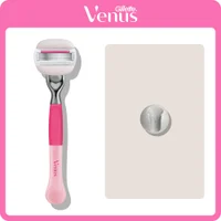 Gillette Venus Pro ComfortGlide Pomegranate Scented Tropical Razor, 1 Razor Blade & Shower Hook - undefined undefined