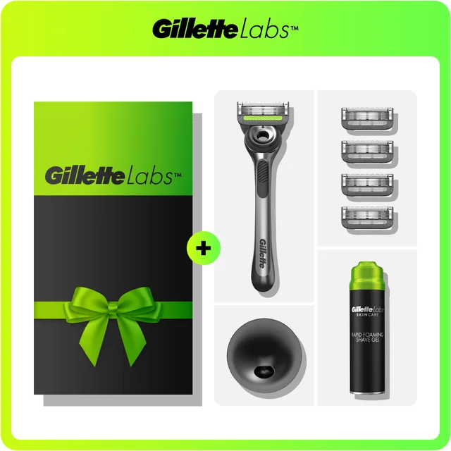Gillette Labs Exfoliating Razor Shave Care Deluxe Gift Set