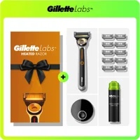 Gillette Labs Heated Razor Starter Kit and Shaving Essentials Gift Set - undefined undefined