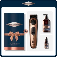 King C. Gillette Beard Trimmer Pro Gold and Beard Care Gift Set - undefined undefined