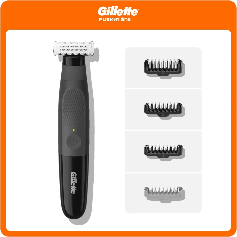 Gillette Fusion One Hybrid Trimmer and Shaver for Face & Body Image 1