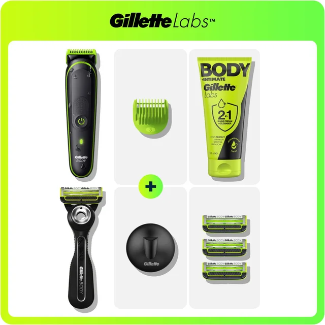 GilletteLabs Body Deluxe Shaving Set