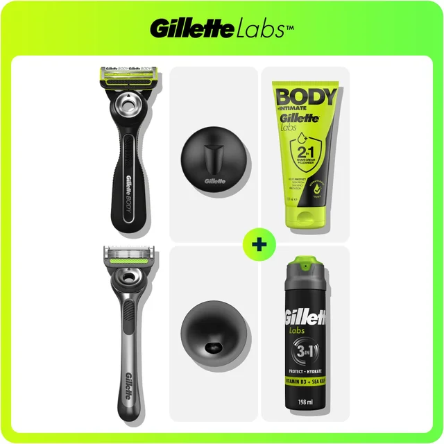 GilletteLabs Face + Body Ultimate Shaving Kit