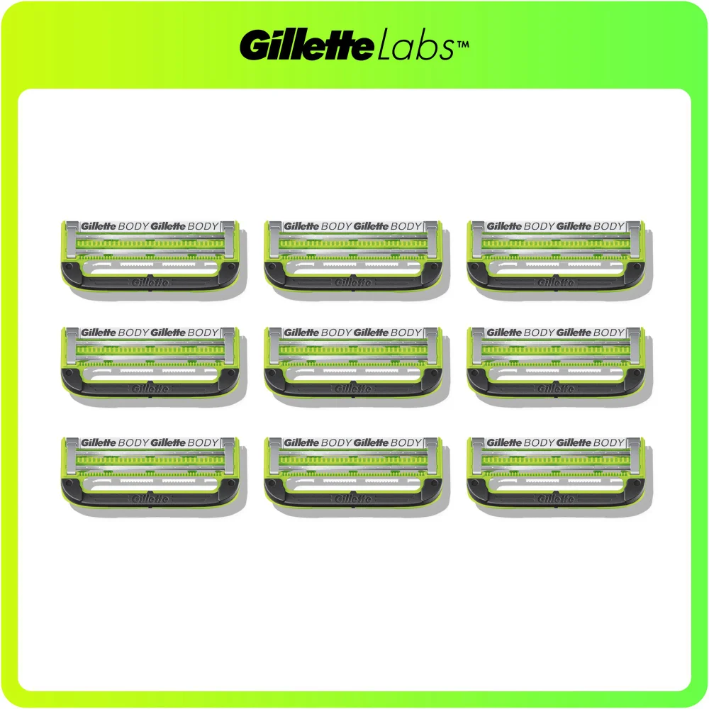 GilletteLabs Body + Intimate Razor Blades, 9 Pack Image 1