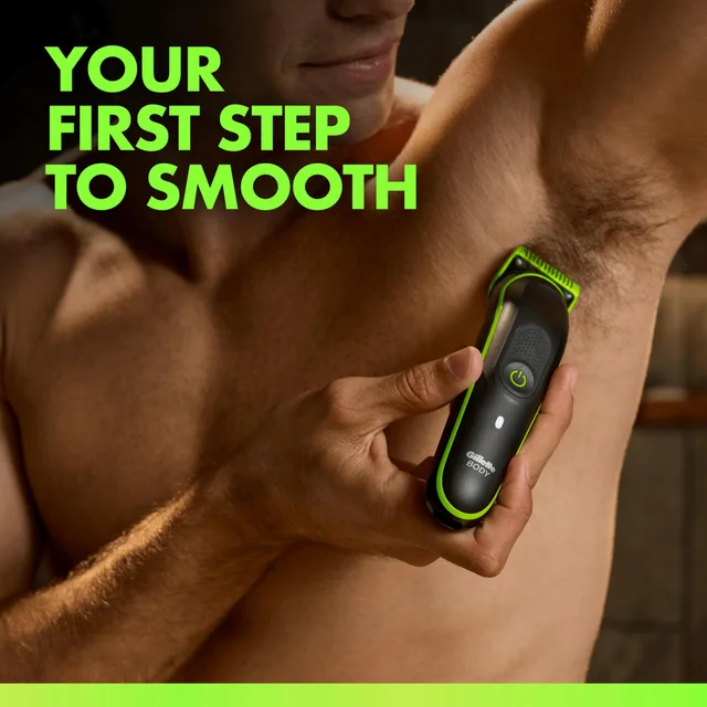 GilletteLabs i3 Body + Intimate Hair Trimmer for Men, SkinFirst Technology, Waterproof