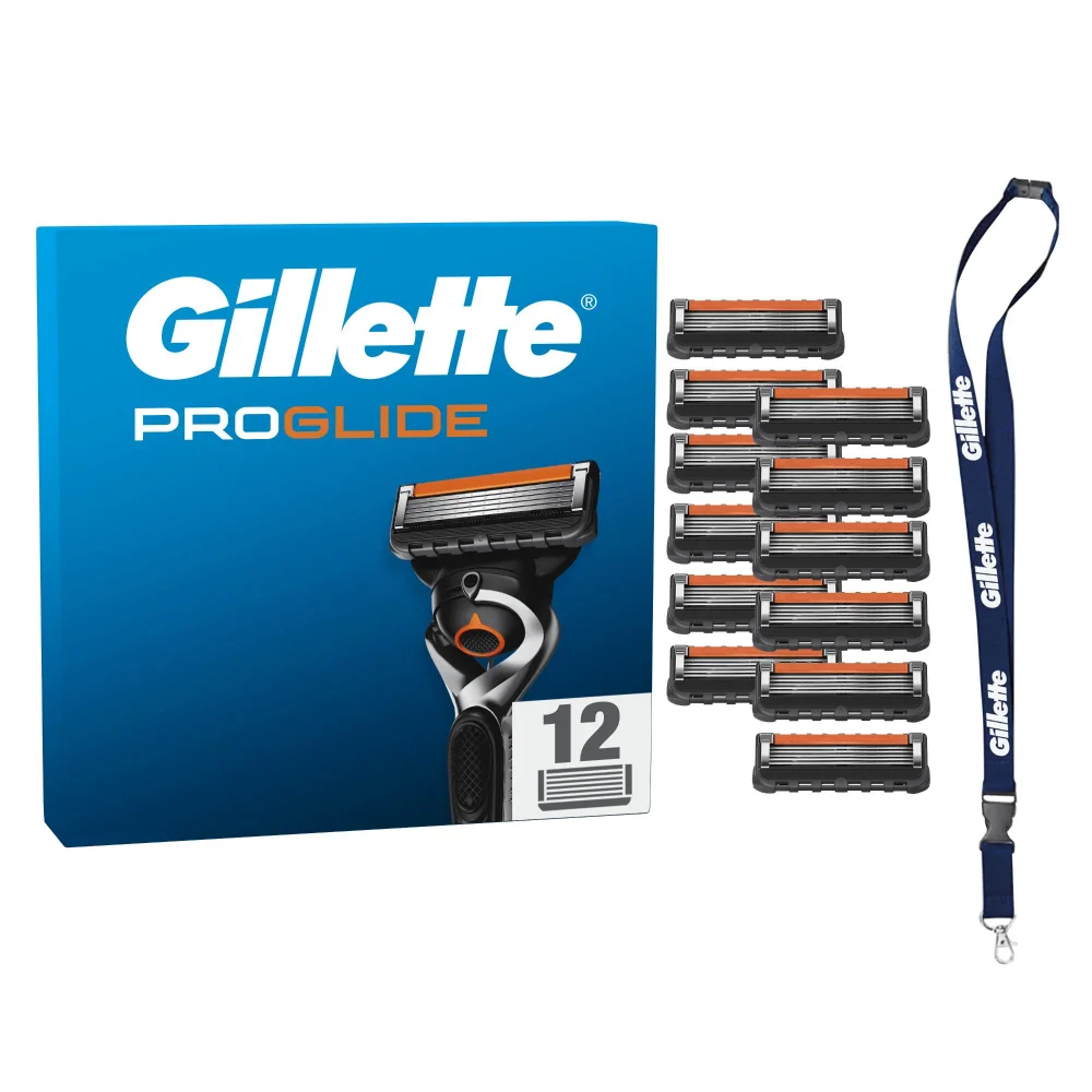 Gillette ProGlide Men's Razor - 12 Blades, with keychain Image 1